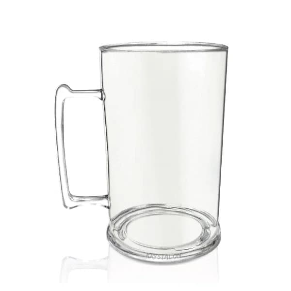 Caneca de chopp acrílica transparente da Casa das Lembrancinhas em Goiânia